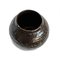 Vintage Black Village Ceramic Pot 3