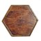 Soporte de mesa hexagonal bajo Bajot vintage, Imagen 4