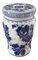 Soporte de jardín chino de porcelana azul y blanca, Imagen 1