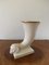 Vintage Porcelain Rams Head Cornucopia Vase 9