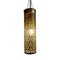 Lanterne Cylindre à Suspension Vintage en Laiton 1