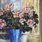 Bodegón floral, siglo XX, pintura sobre lienzo, enmarcado, Imagen 2