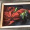 Nature Morte avec Aubergine & Drapé Rouge, 1970s, Peinture sur Toile 3