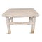 Mid 20th Century White Wash Wood Farm Side Table, Image 2