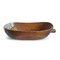 Vintage Hutu Burundi Wood Scoop Bowl, Image 2