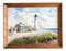 Maine costiero, anni '50, dipinto su tela, con cornice, Immagine 1
