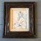 Abstract Female Nude, 1950s, Ink Drawing, Framed 5