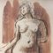 Desnudo femenino, años 70, Pintura sobre papel, Imagen 3