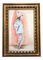 Chica con traje, años 40, Acuarela sobre papel, Enmarcada, Imagen 1