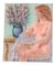 Estudio sobre la vida de mujeres desnudas, años 70, pastel sobre papel, Imagen 1