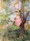G Maurice, Children in Tree, años 70, Pintura sobre lienzo, Imagen 5