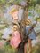 G Maurice, Kinder im Baum, 1970er, Gemälde auf Leinwand 4