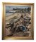 Modernist Female Nude at the Beach, 20th Century, Painting on Canvas 1