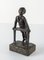 Figura de bronce de niño austriaco alemán de principios del siglo XX, Imagen 2