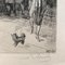 Pepito, Scena del mercato di Notre Dame a Parigi, anni '50, Acquaforte, Immagine 2