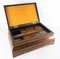 American Empire Walnut and Burl Veneer Writing Stationary Box 6