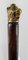 Gold Plated Lion Head Rosewood Cane 3
