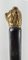 Gold Plated Lion Head Rosewood Cane 7
