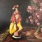 Bodegón con lilas y figura, años 80, Pintura sobre lienzo, Imagen 4