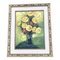 Bodegón de girasol, años 50, pintura sobre lienzo, enmarcado, Imagen 1