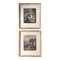 August & December NY, 1950, Engravings, Framed, Set of 2 1