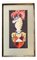 Mid Century Hollywood Regency Coat of Arms, 1950s, Artwork on Paper, Image 1