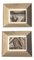 Landscapes, Pastel Drawings, 1950s, Set de 2 1