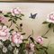 Artista chino, Flores y mariposas rosadas, años 60, Pintura sobre lienzo, Enmarcado, Imagen 3