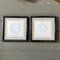 Wayne Cunningham, Untitled, 1980s, Abstract Blue Ink Drawings, Framed, Set of 2 5