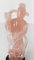 Figura Guanyin de cristal de cuarzo rosa tallado chino, Imagen 6