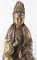 Statua del Buddha Guanyin seduto in bronzo cinese, Immagine 8