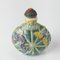 Chinese Famille Rose Molded Porcelain Lotus Snuff Bottle 3