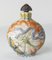 Chinese Famille Rose Molded Porcelain Lotus Snuff Bottle 9