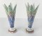 Middle Eastern Enameled Copper Vases, Set of 2 11