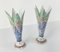 Middle Eastern Enameled Copper Vases, Set of 2 2