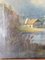 Artista europeo, paisaje de pesca continental, década de 1800, pintura sobre lienzo, Imagen 5