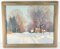 Clifford Ulp, American Impressionist Winter Landscape, 1890s, Oil Painting, Framed 13