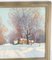 Clifford Ulp, American Impressionist Winter Landscape, 1890s, Oil Painting, Framed 4