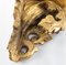 Estantería esquinera italiana de madera dorada tallada, Imagen 9