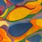 Composición abstracta modernista colorida, años 70, pintura sobre lienzo, Imagen 5
