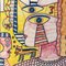 El rey de Babilonia, dibujo con rotuladores de colores, años 90, Imagen 2