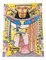 El rey de Babilonia, dibujo con rotuladores de colores, años 90, Imagen 1