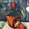 Gran bodegón modernista, años 70, pintura sobre lienzo, Imagen 4