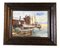 New England Rockport Impressionist Seaport, 1960s, Canvas Painting, Framed 1