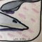 Jame Gilday, Natura morta con pesce e frutta, Disegno a matita colorata, anni '90, con cornice, Immagine 2