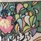 Jame Gilday, Bodegón con pescado y fruta, dibujo a lápiz de color, años 90, enmarcado, Imagen 5