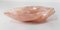 Mid-Century Chinese Carved Rose Quartz Leaf Form Dish or Tray 2