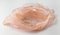 Mid-Century Chinese Carved Rose Quartz Leaf Form Dish or Tray 12