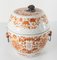 Chinese Iron Red Decorated Porcelain Drum Form Box 2