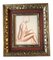 Estudio de desnudo femenino, dibujo al carboncillo / sepia, años 40, enmarcado, Imagen 1